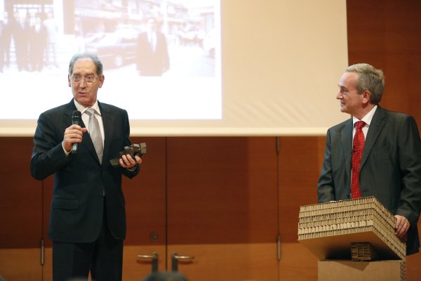 FOTO: De izda. a dcha. José Antonio Fernández de Arróyabe, Presidente de DAISALUX,y el Presidente de GAIA-Cluster TEIC, Manuel Salaverria